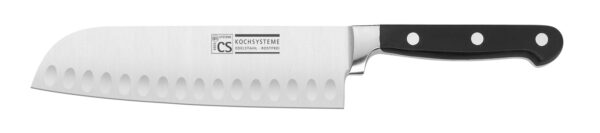 Coltello Santoku con alveoli linea forgiata cm17